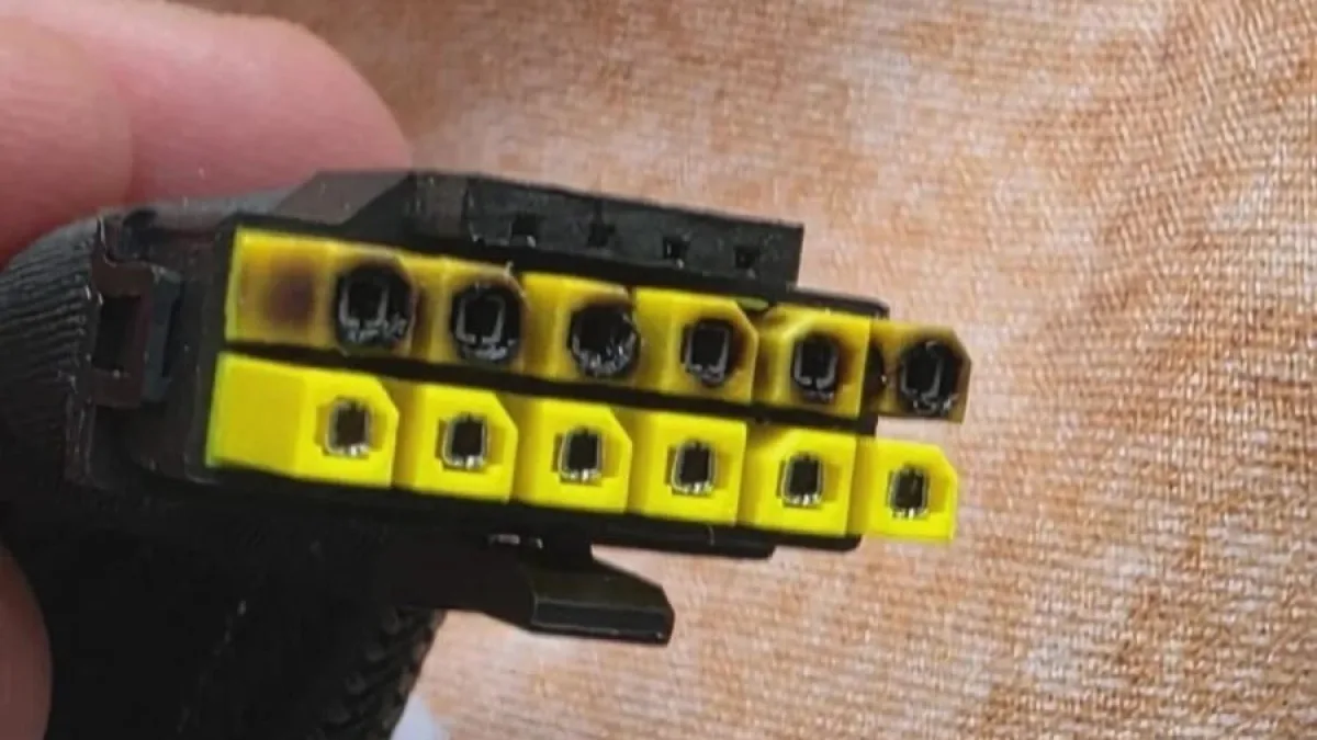 Another RTX 5090 faces power connector meltdown during testing