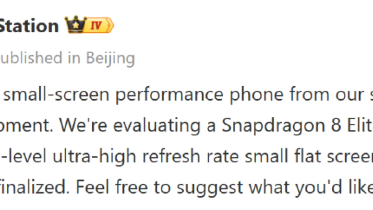 Forget OnePlus 15s, compact OnePlus 16T with Snapdragon 8 Elite Gen 6 in works