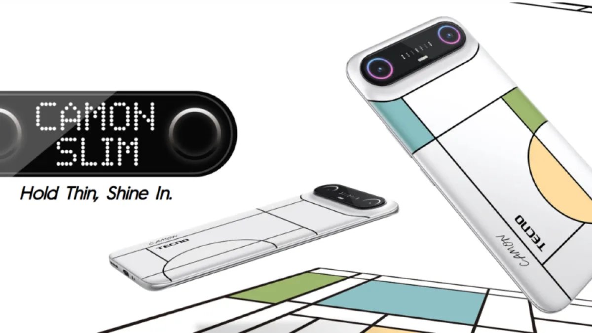 Tecno Camon 50 Slim launches with rear 354 mini-LEDs lighting, 6.39mm body, and 144Hz display